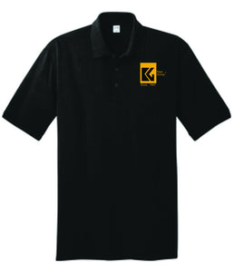 Jet Black KG Logo Polo